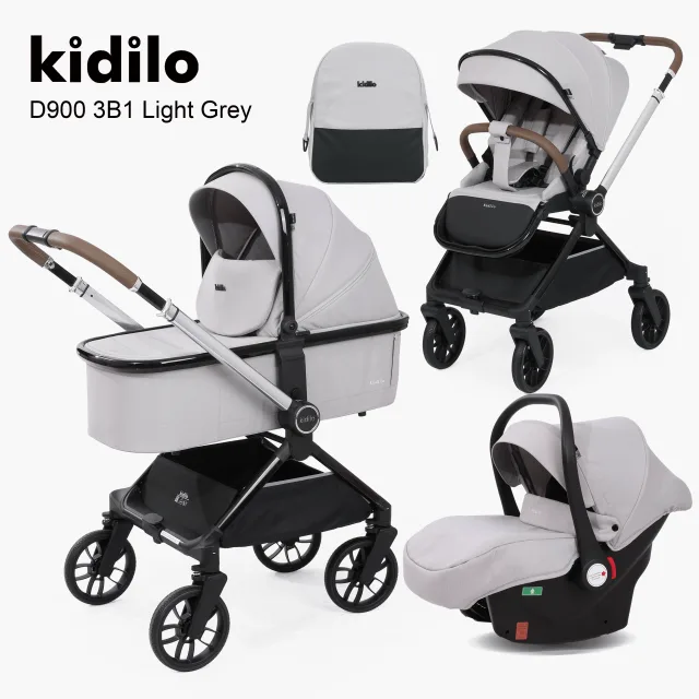 Karrocë Kidilo - Set 4në1 D900